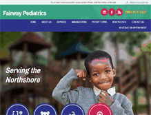 Tablet Screenshot of fairwaypediatrics.com